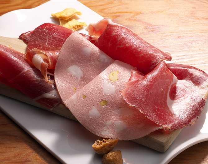 生ハムの盛り合わせ
