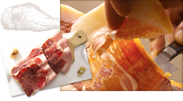 生ハム切り出し
